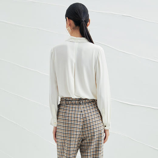 EITIE通勤翻领小香风衬衫爱特爱衬衣6509216 商品图4