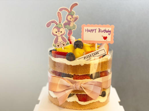 【鲜果裸蛋糕】(插牌装饰随机) 商品图1