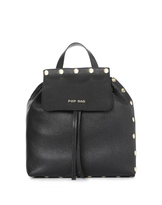 BO0103DOLLA0001M POP BAGPOP BAG女士牛皮荔枝纹双肩包 中号上26cm，宽12cm，高28cm，肩带长44～47cm 商品图0