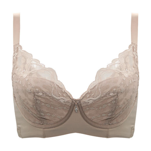 贝佳人新聚拢文胸蕾丝收副乳大显小美背调整内衣全包胸罩BW92903 商品图1