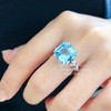 「几何」海蓝宝石钻石戒指 6.4克拉 圣玛利亚海蓝宝，0.516克拉蓝宝石，0.151克拉钻石 商品缩略图4