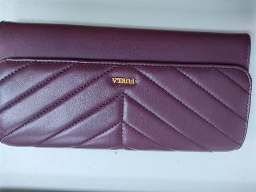 8050560165390  FURLA   MAGIA系列女士经典缝线压纹纯色羊皮折叠长款钱包（带链条）规格： 20X10X3 CM 商品图3