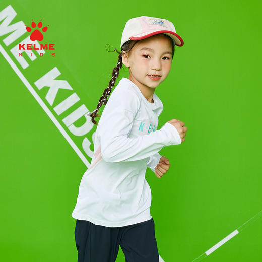  KIDS童装女童长袖t恤春季新款中大童宽松圆领上衣 商品图1