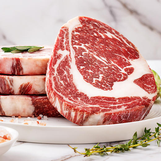 中粮安至选 阿根廷眼肉牛排500g（3片）赠黄油黑胡椒海盐碎 商品图0