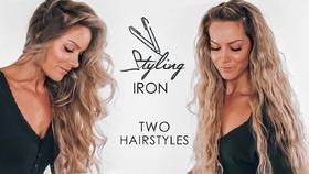 Curl & Wave Hair Using A Styling Iron