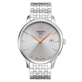 HAT0636101103701  天梭TISSOT  天梭俊雅系列石英钢带男士手表T0636101103701【没电】