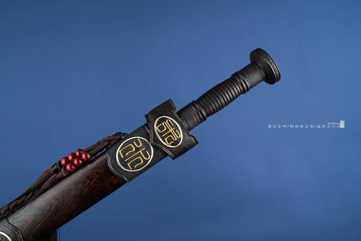 三希堂 绝影系列 错金银镜面五行剑 未开刃 商品图5