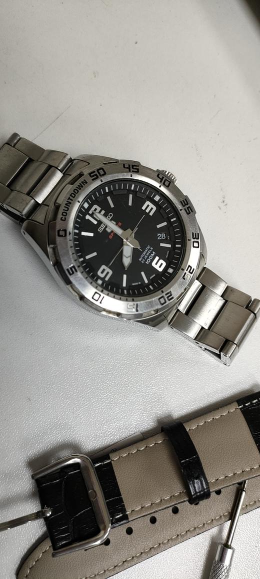 MSSRPB79J1①	 精工SEIKO	精工5号原装进口户外100米防水机械表男士手表 （无盒）【划痕明显】 商品图3