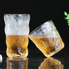 【握在手里的夏日冰凉】创意冰川玻璃杯ins风杯子家用果汁冰川锤纹杯岩石杯磨砂玻璃酒杯 商品缩略图3