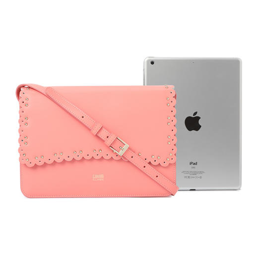 8051121355472 CAVALLI CLASS  女士镂空铆钉小牛皮单肩包 商品图1