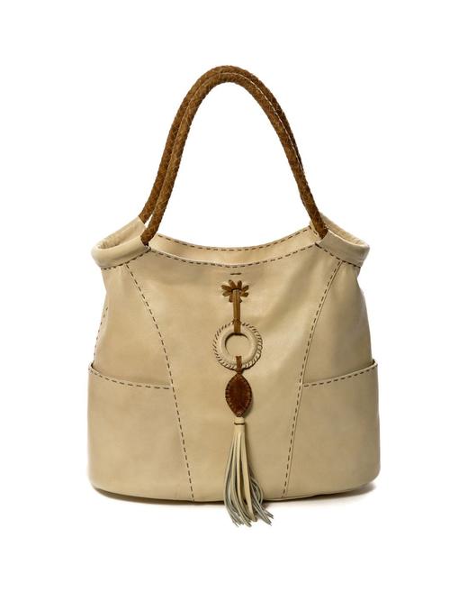 757450349516 Carla Mancini 浅褐色精致明线时尚手提包  规格：40*35*11cm 商品图0