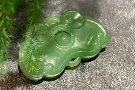 【御珠宫坊】碧玉如意锁挂件 商品图5
