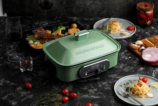 摩飞网红多功能锅 家用一体料理锅 蒸煮炒煎 配件平盘/六圆盘/丸子盘 商品图1