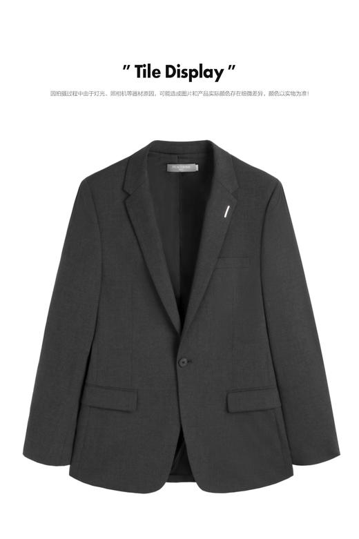 太平鸟男装 2022春季新款西装商务休闲西服B1BAC1X15 商品图0