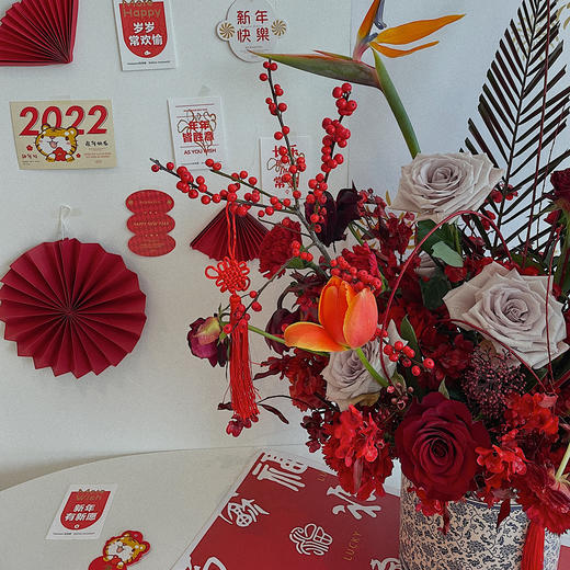 锦绣风华 · 年宵花桶（鲜花款） 商品图3