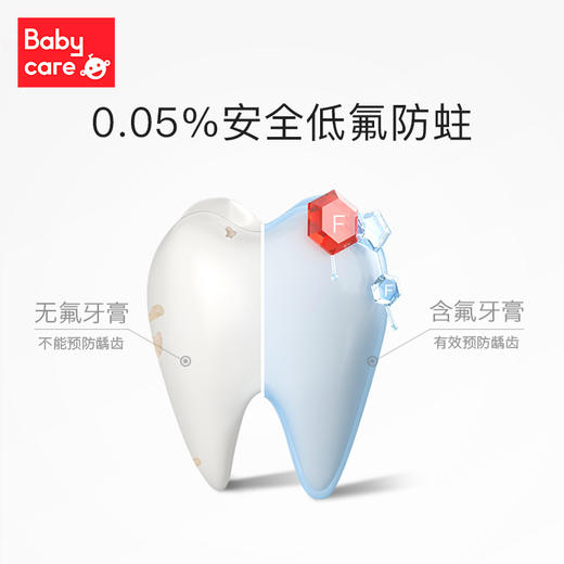 babycare婴儿牙膏益生菌低氟防蛀防龋1-6岁儿童牙膏 商品图1