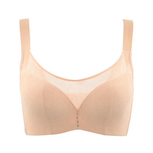 贝佳人舒适无痕亲肤文胸聚拢调整型防外扩侧收收副乳胸罩BW91736 商品图1