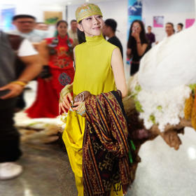 包罗万象连衣裙 / 杨老师同款 / 无袖 长袖 / 黄色 红色 蓝色 黑色 / 现货