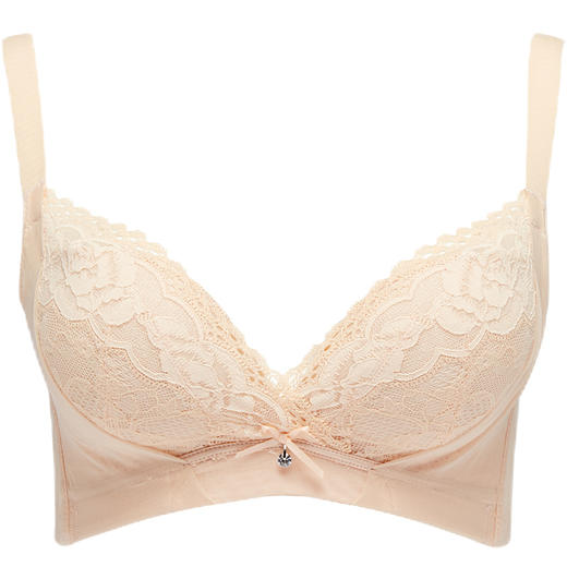 贝佳人新品红色内衣女无钢圈聚拢小胸内衣性感不空杯上托小胸显大 商品图2