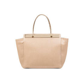 8051510066798  FURLA MIA中号托特包手提包 卡其色20x15.5x6