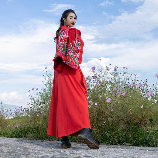 包罗万象连衣裙 / 杨老师同款 / 无袖 长袖 / 黄色 红色 蓝色 黑色 / 现货 商品图4