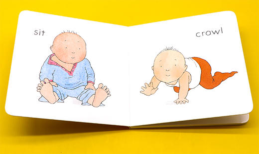 我能 英文原版绘本 I Can 我可以 Helen Oxenbury 幼儿英语启蒙绘本早教认知 亲子互动读物纸板书 手掌书 英文版进口原版书籍 商品图1