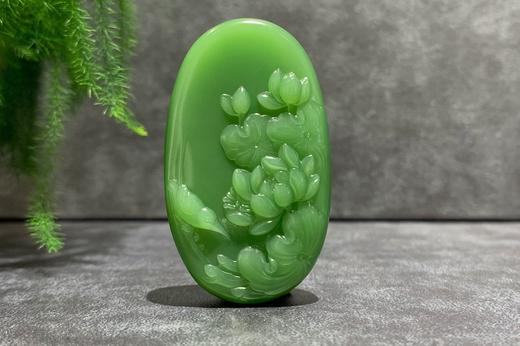 【御珠宫坊·传藏系列】碧玉花鸟牌 商品图0