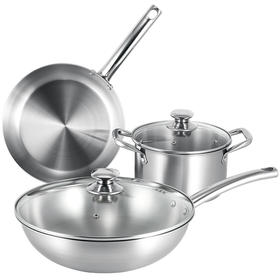 【专柜多样屋】- 维恩系列不锈钢锅具5件套