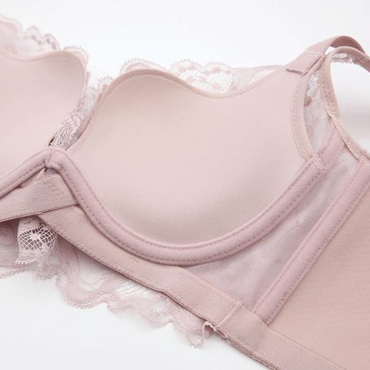 贝佳人新软钢圈亲肤婴儿棉透气甜美蕾丝聚拢上托小胸文胸BW912120 商品图3