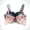 贝佳人新品3/4中厚杯女士内衣聚拢软钢圈抬托小胸显大刺绣文胸BW912051 商品缩略图4