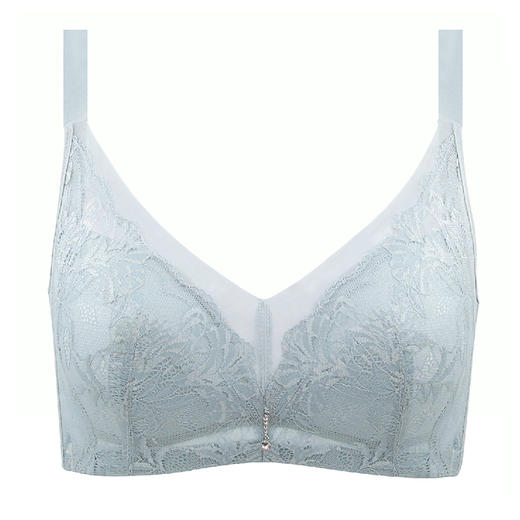 贝佳人新品无钢圈深V聚拢文胸立体薄棉杯包容全罩杯内衣女薄款BW952003 商品图2