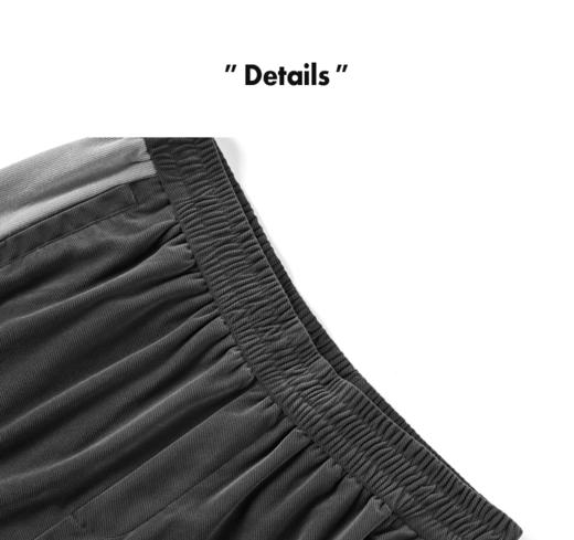 太平鸟男装 束脚裤男潮流拼色抽绳休闲裤男B1GBC1260 商品图1