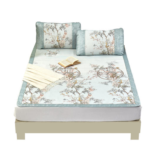 多喜爱-冰丝凉席 镜中花梦【1.5/1.8米可选下单备注】 商品图0