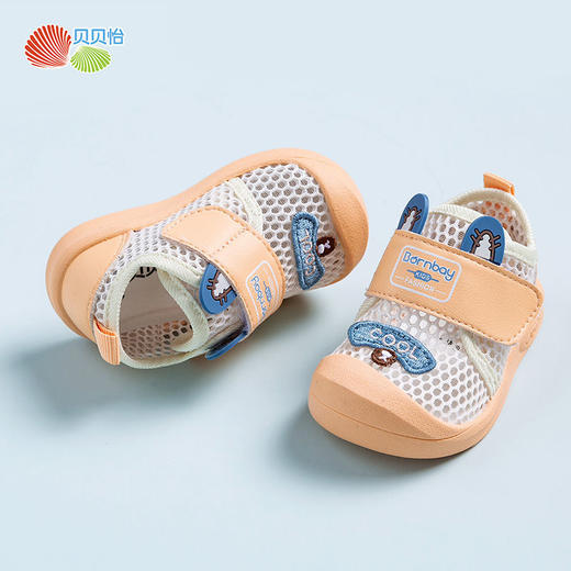 贝贝怡官方童鞋新款夏季男女宝宝鞋软底透气小童学步鞋防滑鞋 商品图5
