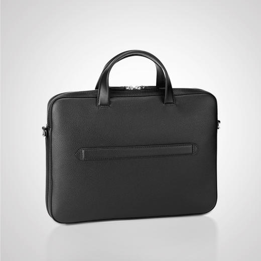 4062037009339 万宝龙MONTBLANC 软皮粒纹超薄公文包牛皮真皮126230 15英寸 可拆卸可调节肩带 商品图1