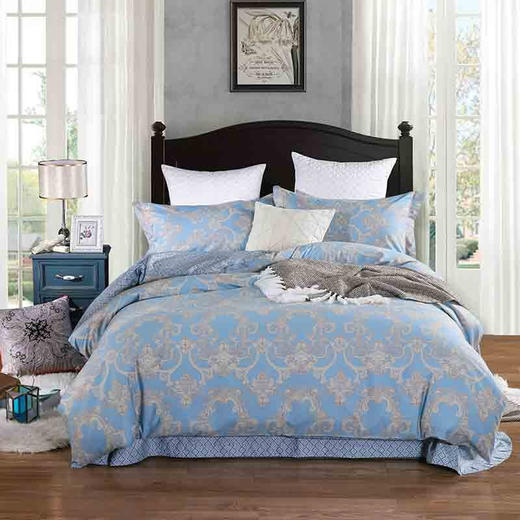 【专柜多样屋】-维森全棉四件套/200*230cm/翠羽明珠全棉四件套/220*240cm 商品图1