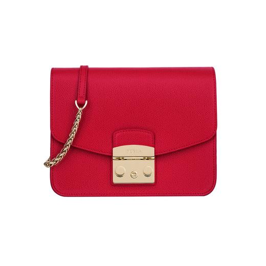 8051510907763 METROPOLIS 新款女包纯色斜挎包小方包 22*8.5*15cm 商品图0