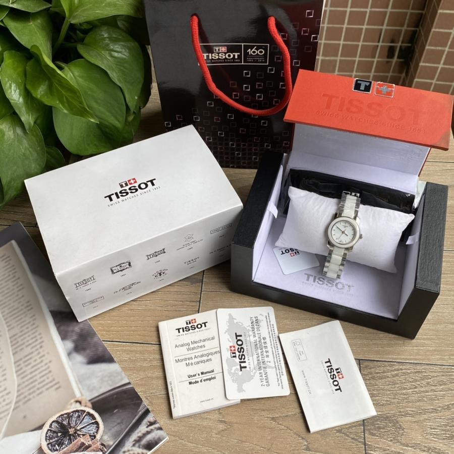 天梭t064瓷艺系列陶瓷女表(顺丰包邮)