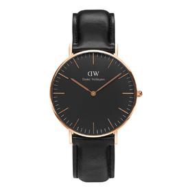 7350068244681 丹尼尔惠灵顿DANIEL WELLINGTON DW36mm石英手表专柜同款黑表盘皮质表带女士手表其他颜色均码（可能没电）（瑕疵看图）