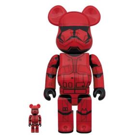 Bearbrick 星球大战 西斯士兵 400%+100%