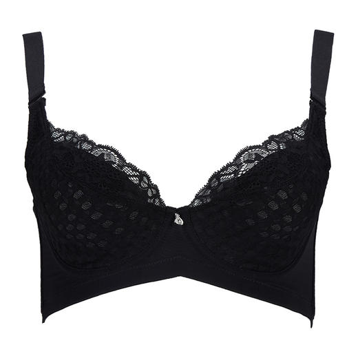 贝佳人正品薄杯可拆肩带内衣简约蕾丝有钢圈支撑文胸BW93803 商品图1