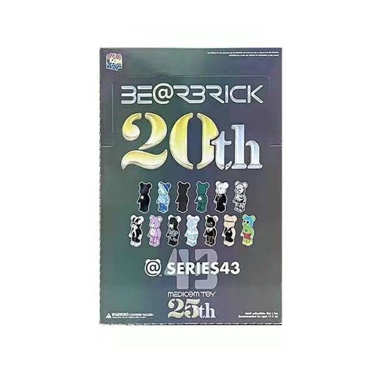 收藏系列 Be@rbrick 100%系列 43代 盲盒 商品图2