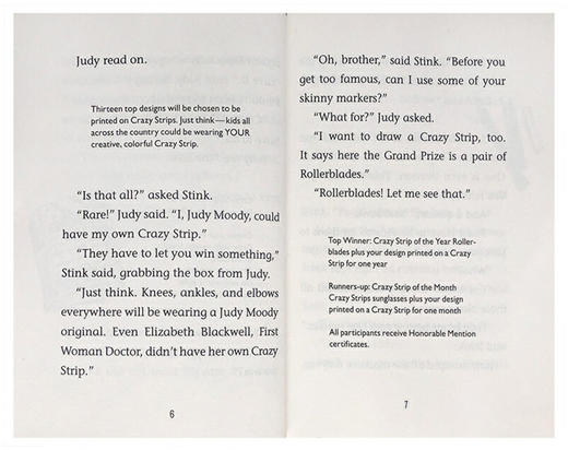 稀奇古怪小朱迪1-3册盒装 英文原版 The Judy Moody Star-Studded Collection 儿童桥梁章节读物 商品图2