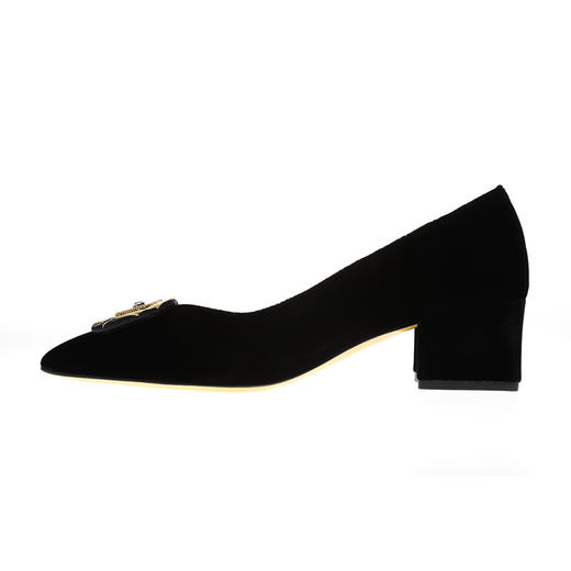 sheme新中式《高山族》系列之《生命之境》真皮女鞋原创文化设计尖头粗跟时尚百搭可定制 商品图1