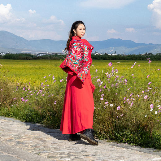 包罗万象连衣裙 / 杨老师同款 / 无袖 长袖 / 黄色 红色 蓝色 黑色 / 现货 商品图7