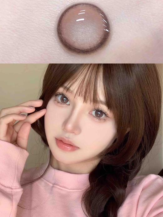 【年抛】甜杏桃粉 Doriscon   | 大直径14.5 着色13.9 | 【同品牌多副美瞳更划算，选款色板在详情页内】，粉色 无锁边 大直径美瞳 商品图2