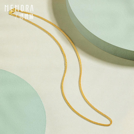 足金黄金肖邦链素金项链【按克计价黄金1】MEMORA诗普琳GN213401（线上专供） 商品图8