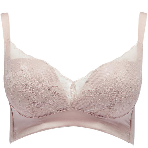 贝佳人新品厚红色内衣无钢圈胸衣聚拢调整型内衣女小胸显大文胸 商品图1