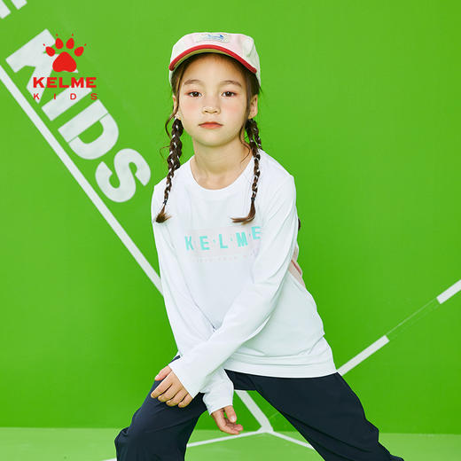  KIDS童装女童长袖t恤春季新款中大童宽松圆领上衣 商品图2