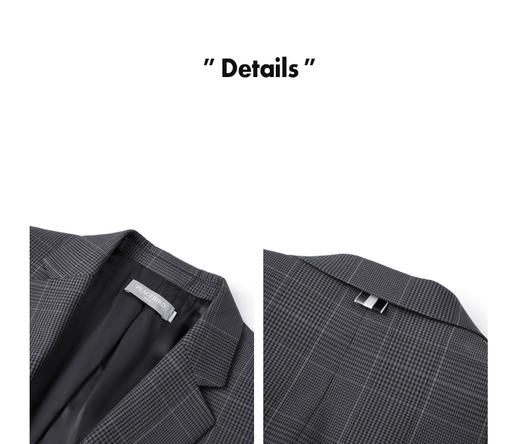 太平鸟男装 深灰色商务休闲西装潮流西服男B1BAC1X17 商品图2